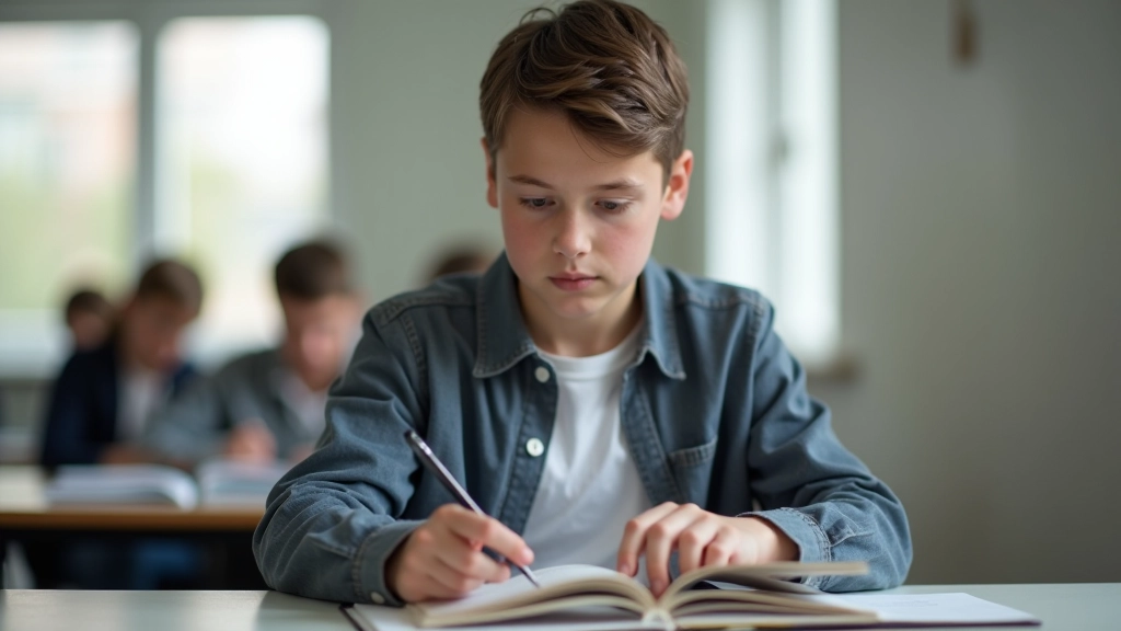 Person blättert schnell durch ein Buch und konzentriert sich auf die Seiten